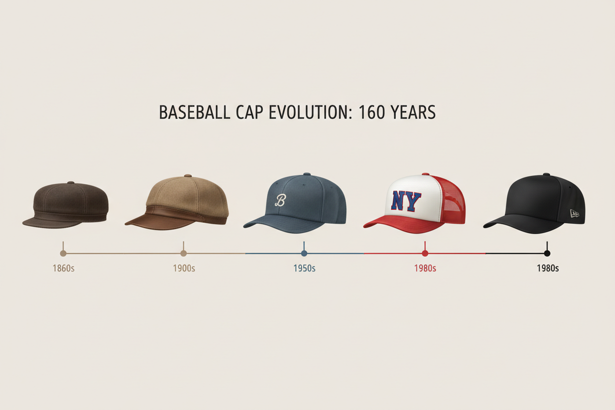 The 160-Year Evolution of the Baseball Cap