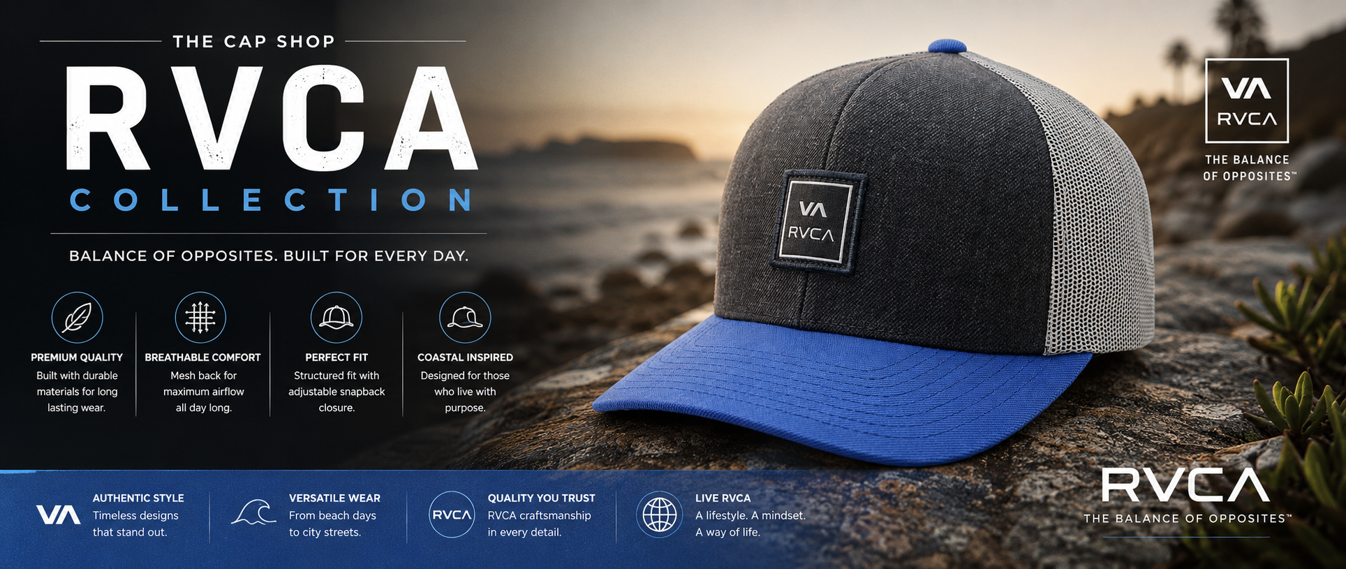 RVCA Caps