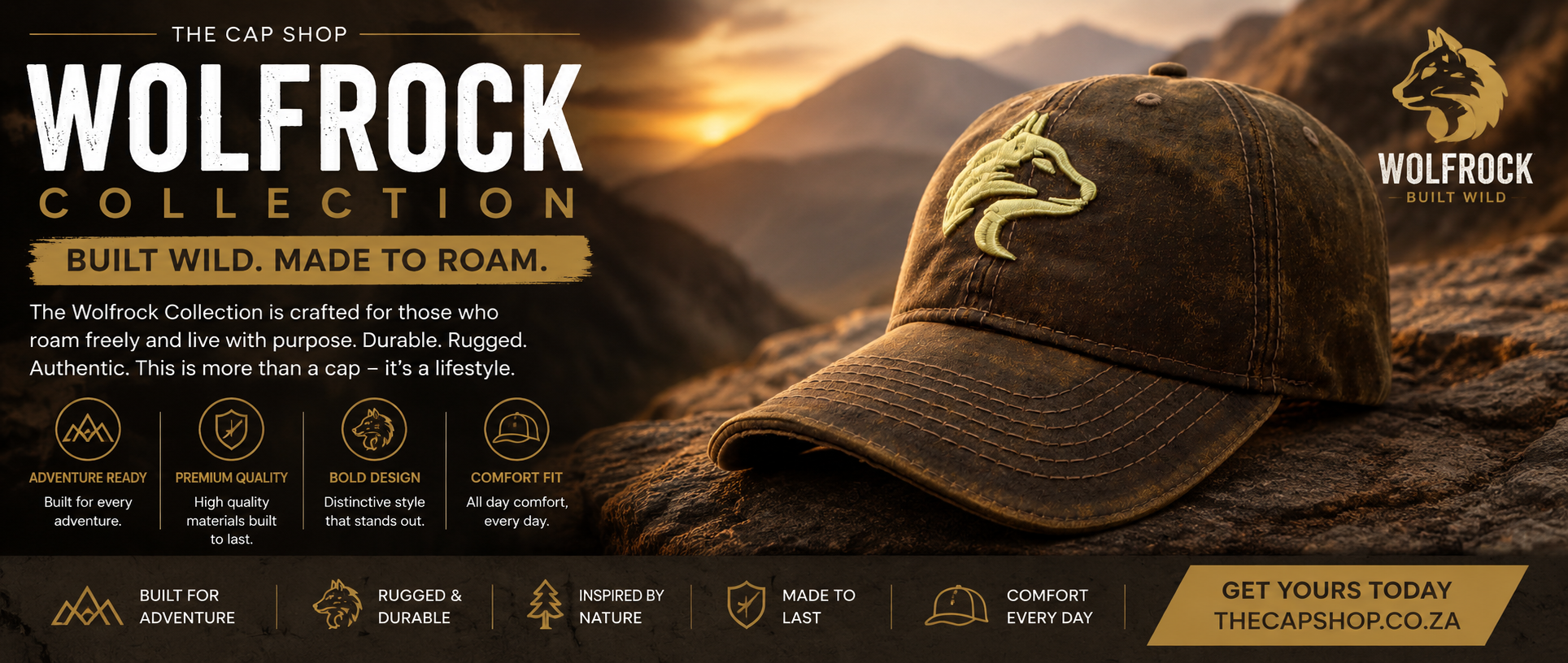 Wolfrock Caps